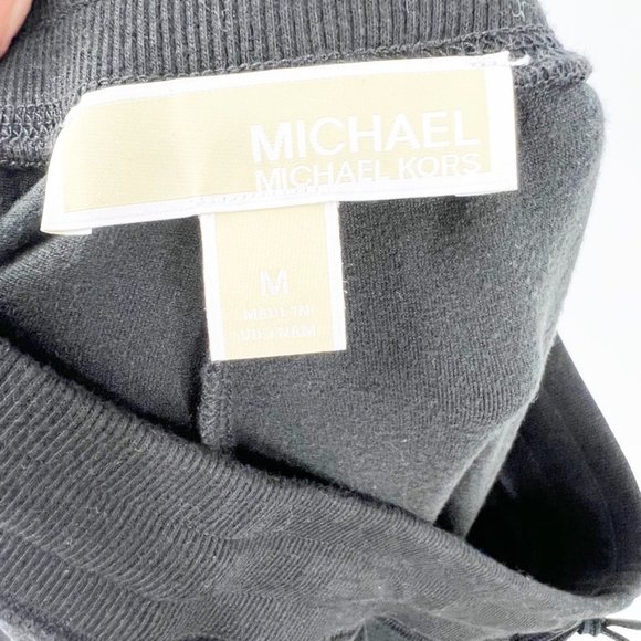 Michael Kors Womens Pants Black Velvet Wide Leg - Picture 7 of 8